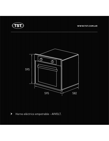 HORNO ELECTRICO AVVOLTO TST